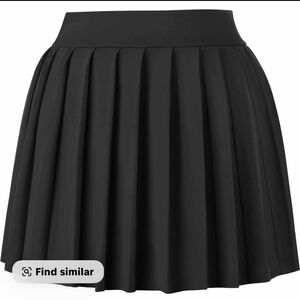 Elegant Black Skater Skirt